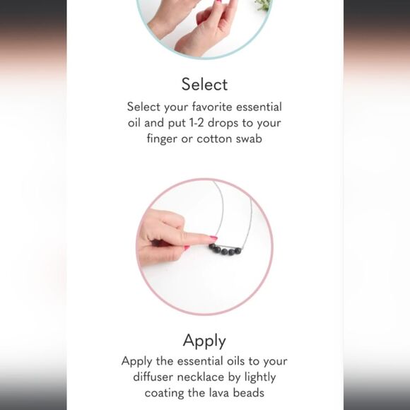 🔴 Vitality diffuser earrings lava stone 3 beads - Picture 7 of 8